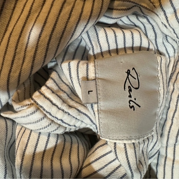 Rails Clara Pajama Set Robin Stripe Heart Embroidery - Picture 8 of 8